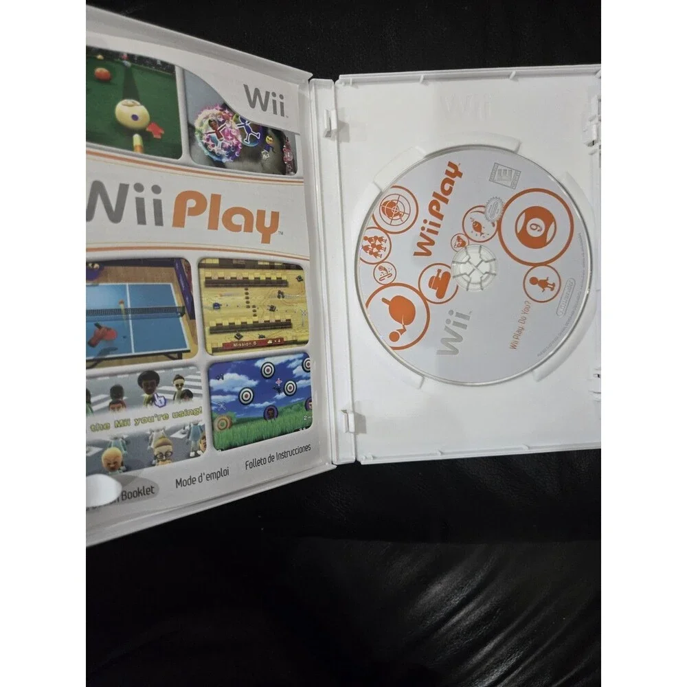 Wii Play Nintendo Wii Game CIB - Complete in Box w/ Manual